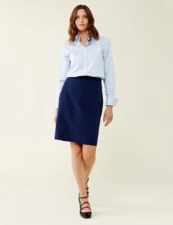 Knee Length Pencil Skirt