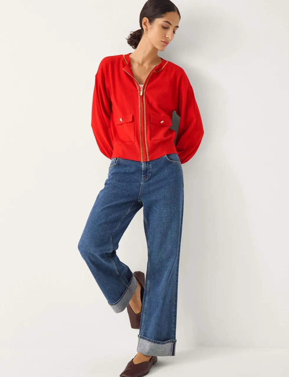 Knitted Bomber Jacket