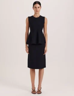 Knitted Knee Length Skirt