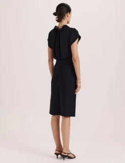 Knitted Knee Length Skirt