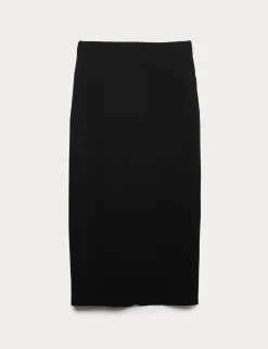 Knitted Midaxi Column Skirt