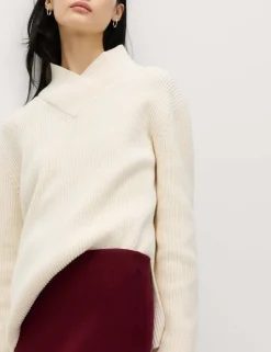 Knitted Midaxi Column Skirt