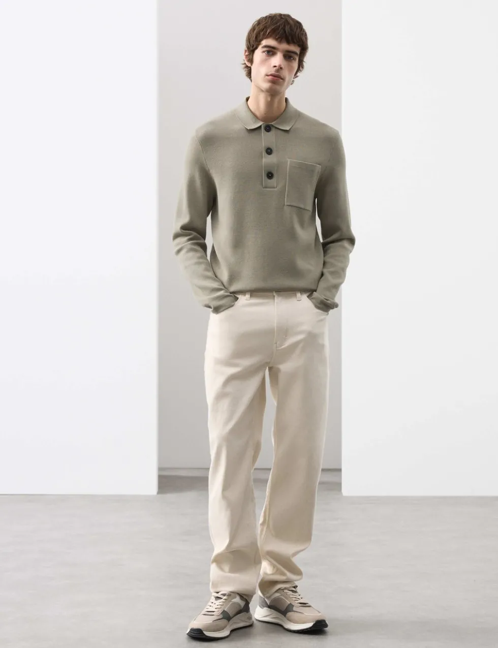 Knitted Polo Shirt