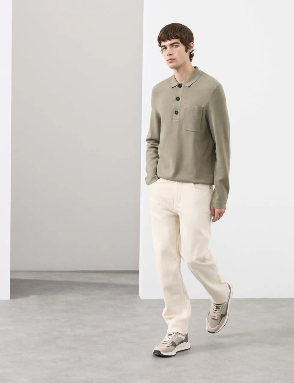 Knitted Polo Shirt