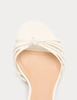 Knot Strappy Stiletto Heel Sandals