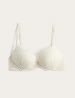 Lace Double Boost Push-Up Plunge Bra (A-D)