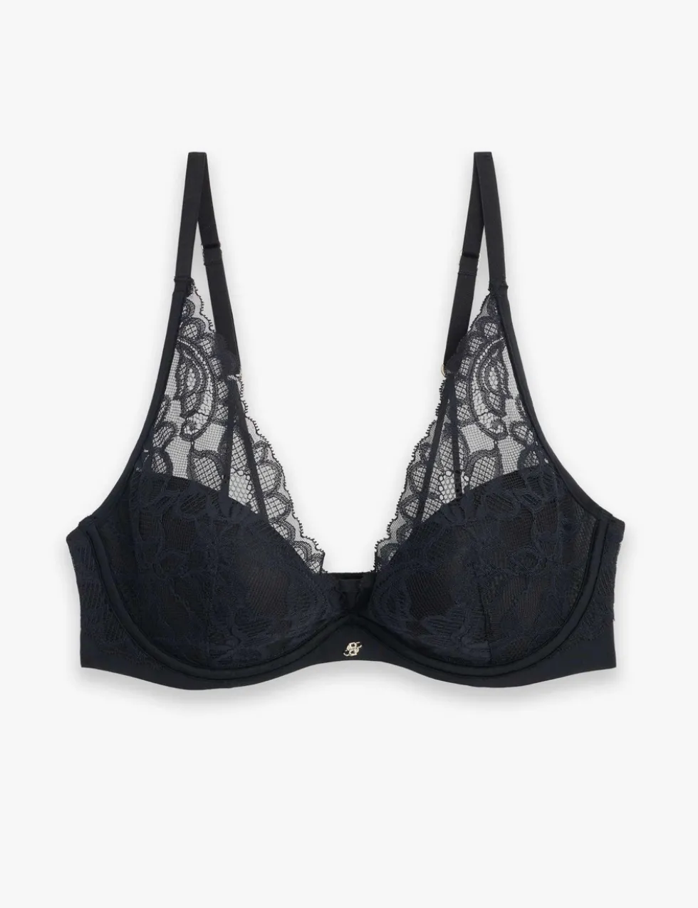 Lace Half Padded Wired Push Up Bra (B-D)
