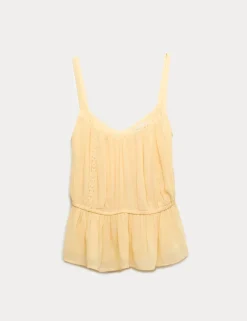 Lace Insert Cami Top