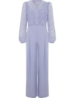 Lace Long Sleeve Jumpsuit