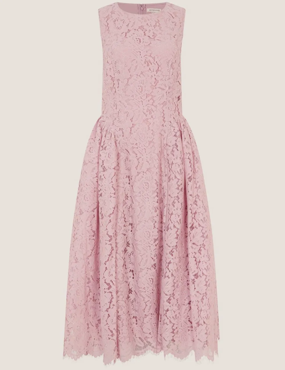 Lace Midi Skater Dress