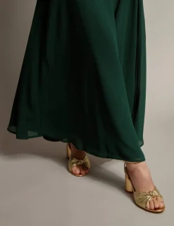 Lace Round Neck Maxi Dress