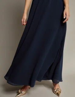 Lace Round Neck Maxi Dress