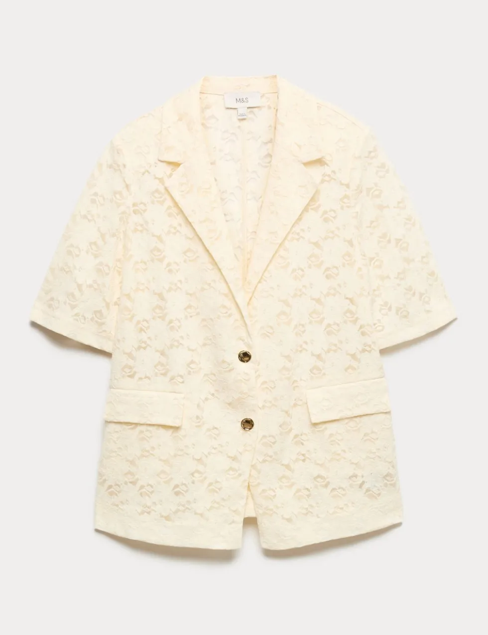 Lace Short Sleeve Jacket
