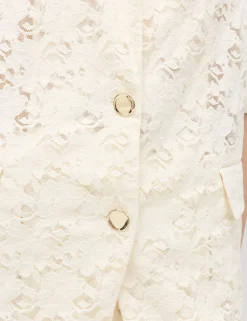 Lace Short Sleeve Jacket