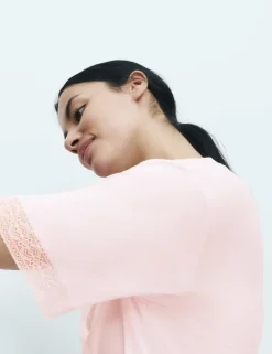 Lace Trim Nightshirt