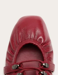 Lace Up Flat Ballet Pumps