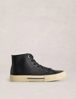 Lace Up High Top Trainers