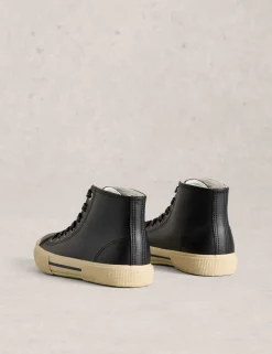 Lace Up High Top Trainers