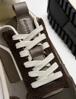 Lace Up Mesh Runner Trainers
