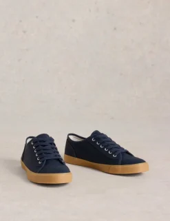 Lace Up Plimsoll Trainers