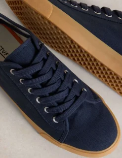 Lace Up Plimsoll Trainers