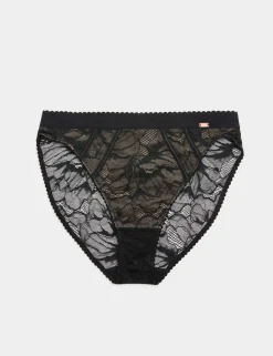 LaceWear High Waisted High Leg Knickers