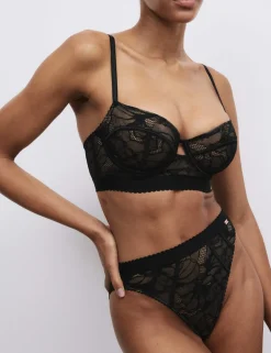 LaceWear High Waisted High Leg Knickers