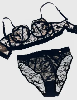 LaceWear High Waisted High Leg Knickers
