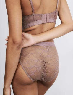 Lacewear High Waisted High Leg Knickers