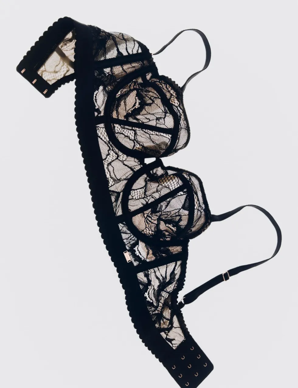 LaceWear Wired Longline Balcony Bra (A-E)