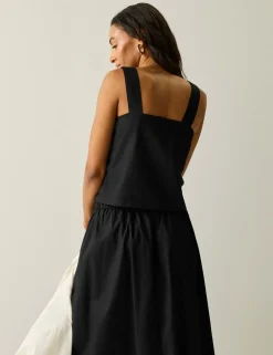Laguna Pure Cotton Square Neck Vest Top