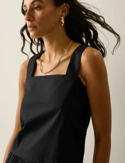 Laguna Pure Cotton Square Neck Vest Top