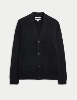 Lambswool Blend V-Neck Cardigan