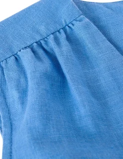 Laura Pure Linen Button Through Tank Top
