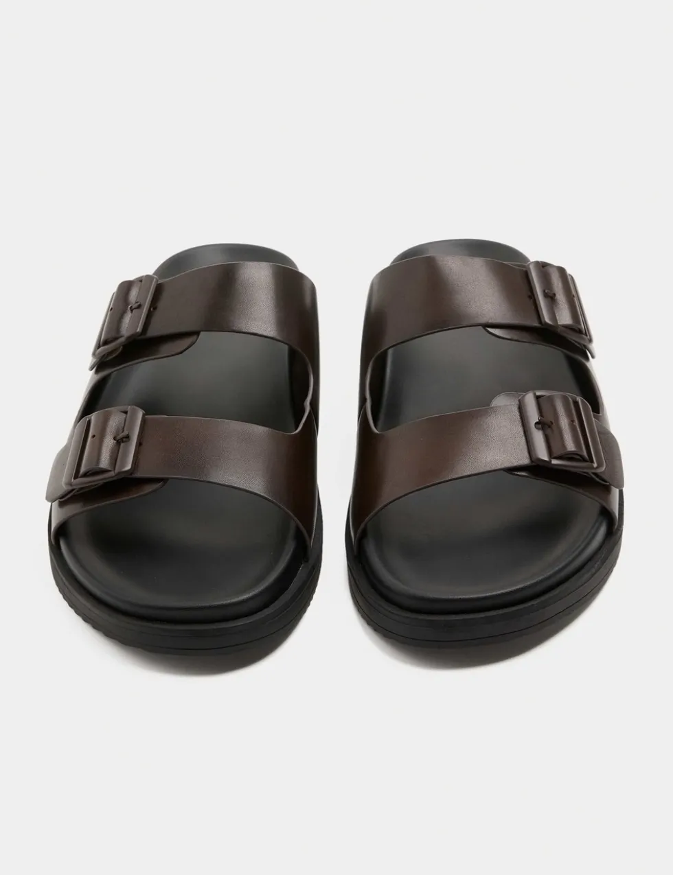 Leather 2 Strap Sandals
