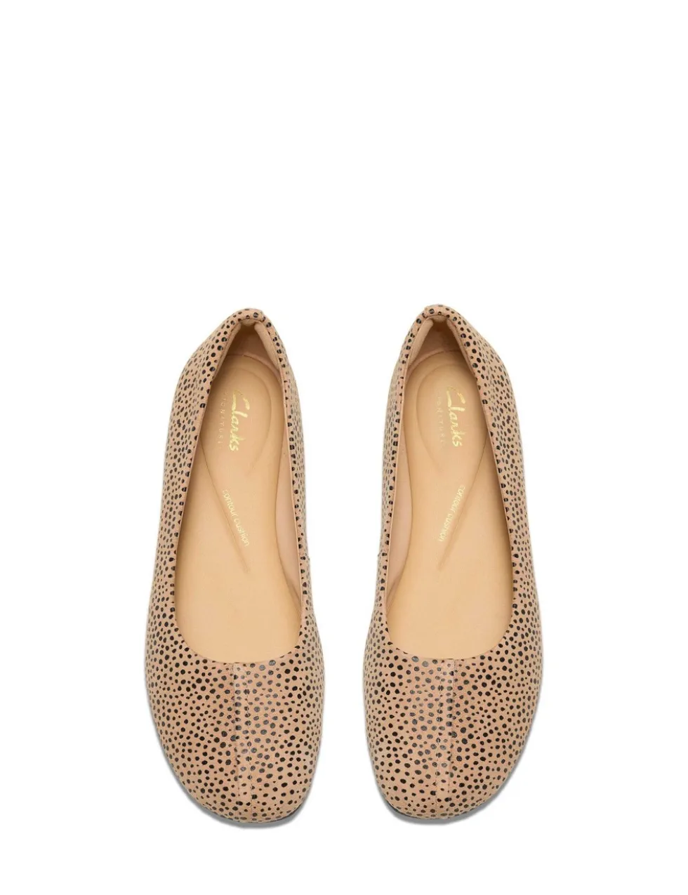 Leather Animal Print Flat Slip On Shoes