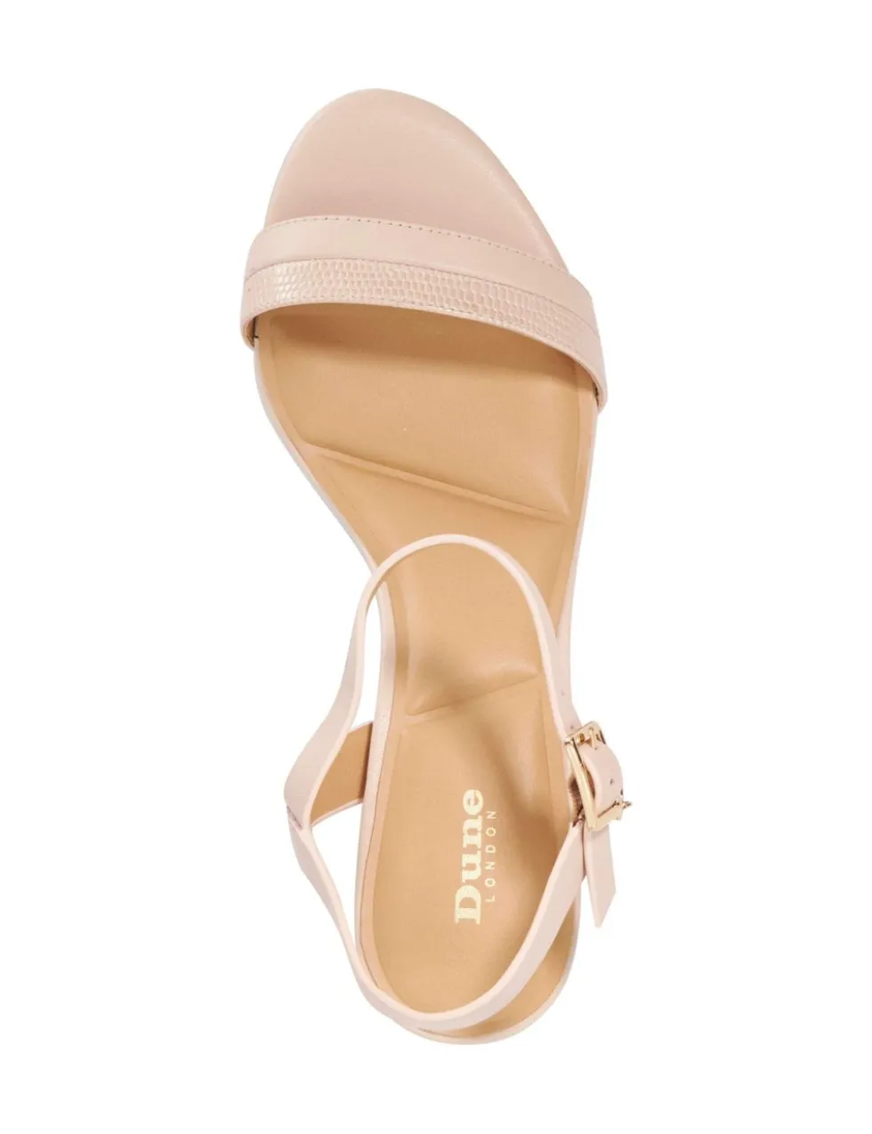 Leather Ankle Strap Block Heel Sandals
