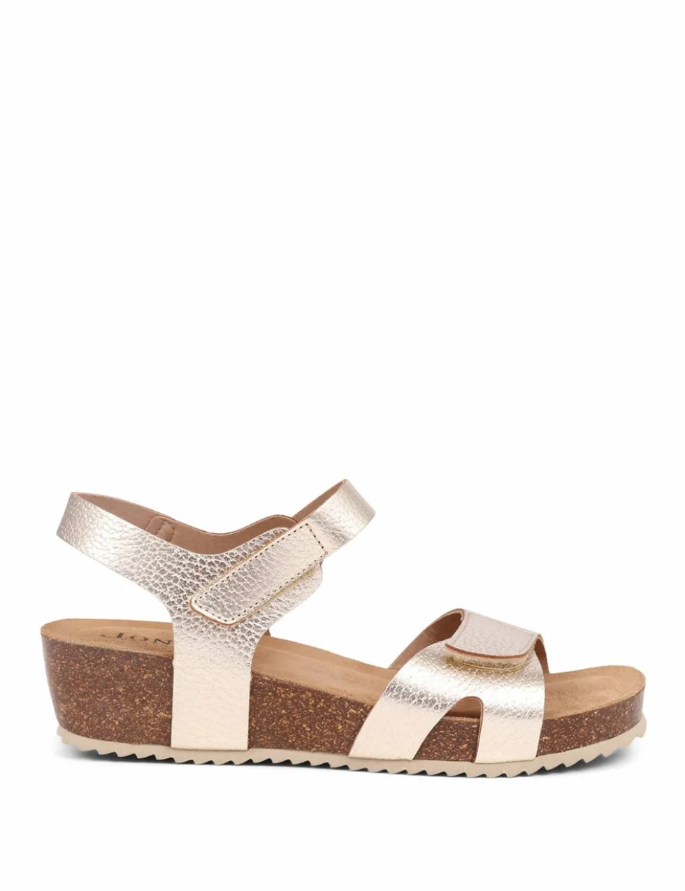 Leather Ankle Strap Flatform Sandals