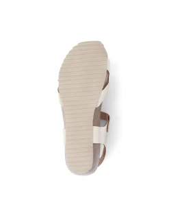 Leather Ankle Strap Flatform Sandals