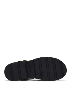 Leather Ankle Strap Platform Sandals