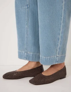 Leather Ballet Pumps
