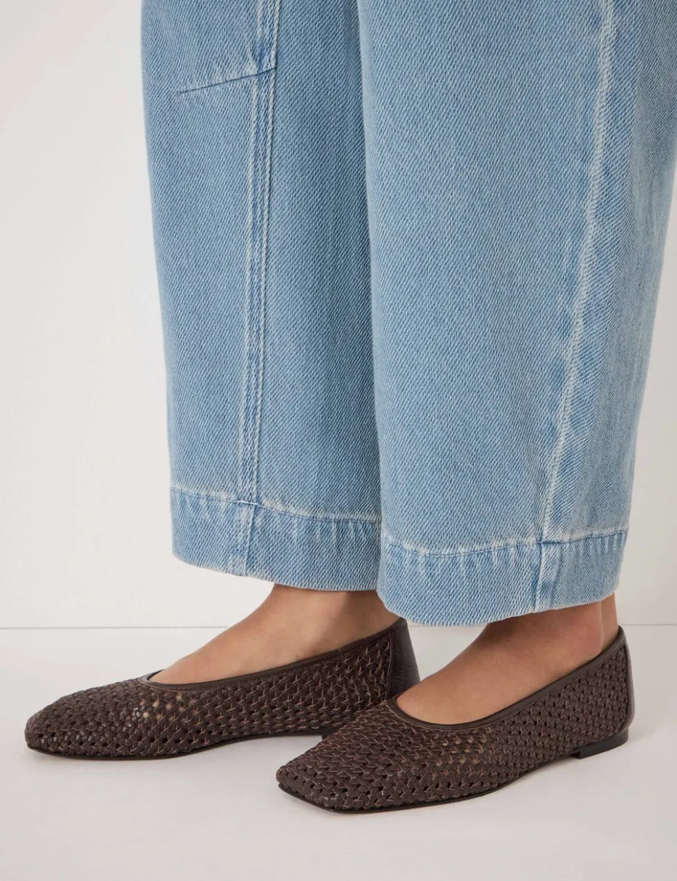 Leather Ballet Pumps