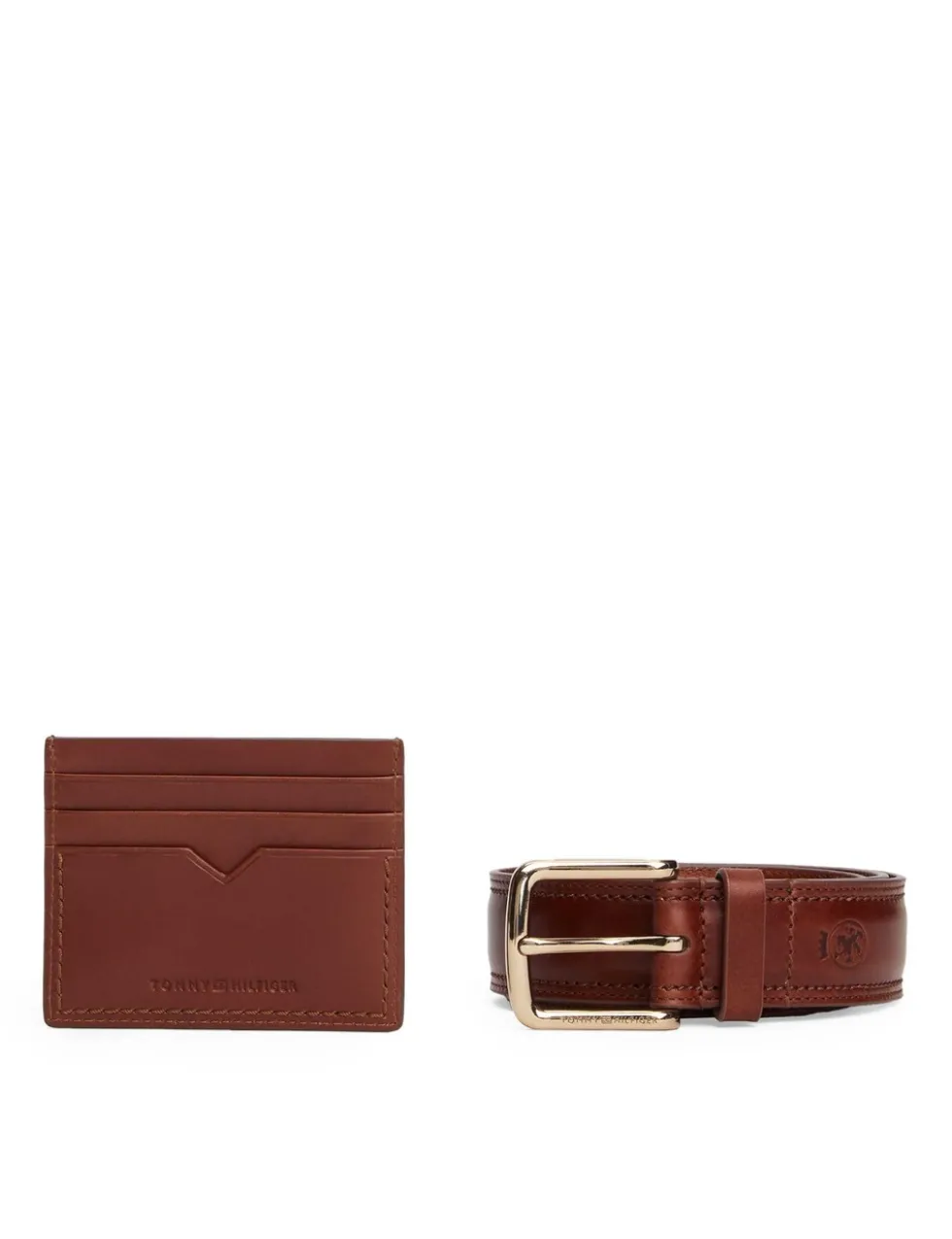 Leather Belt & Card Holder Set