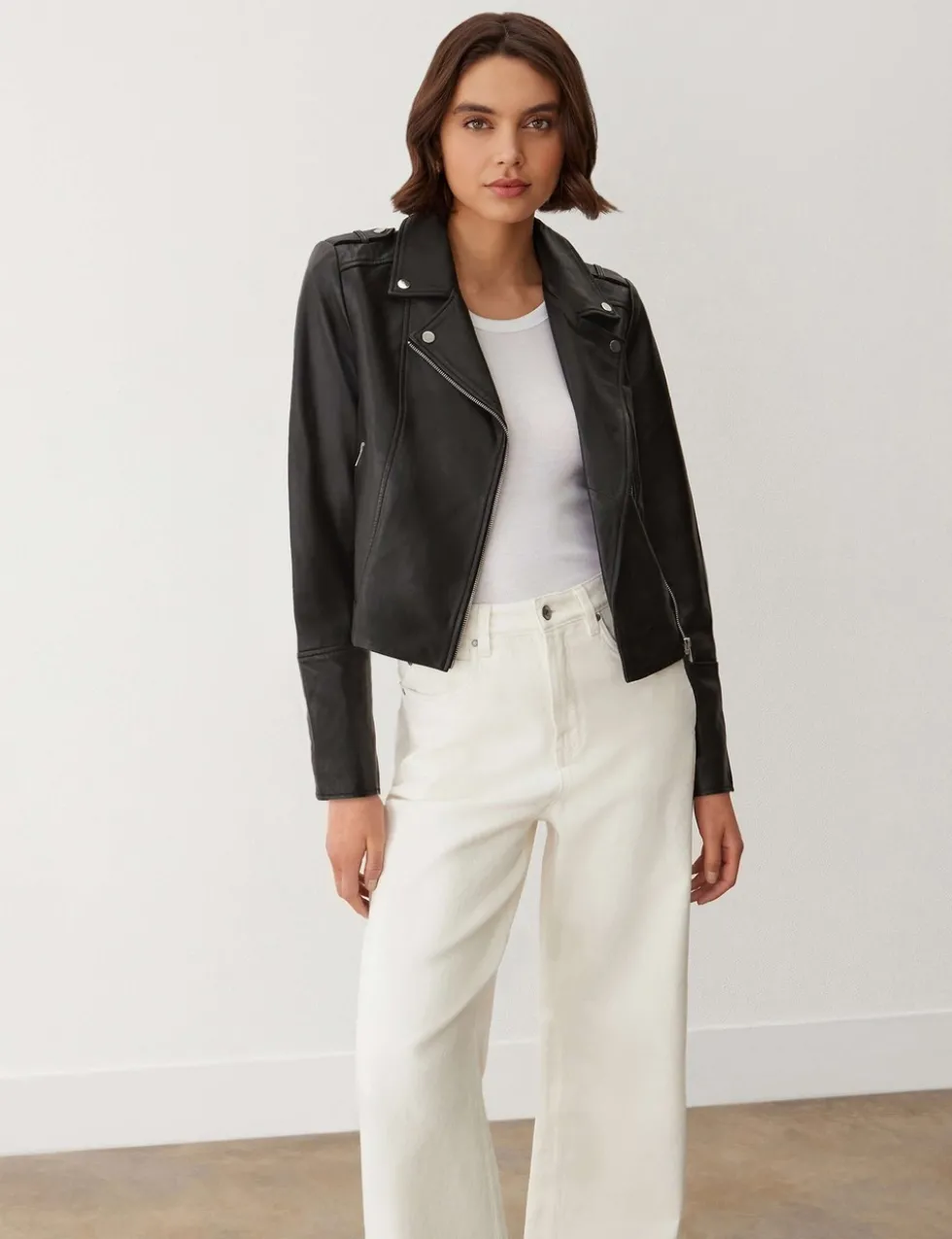 Leather Biker Jacket