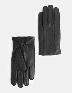 Leather Cashmere Lined Gloves