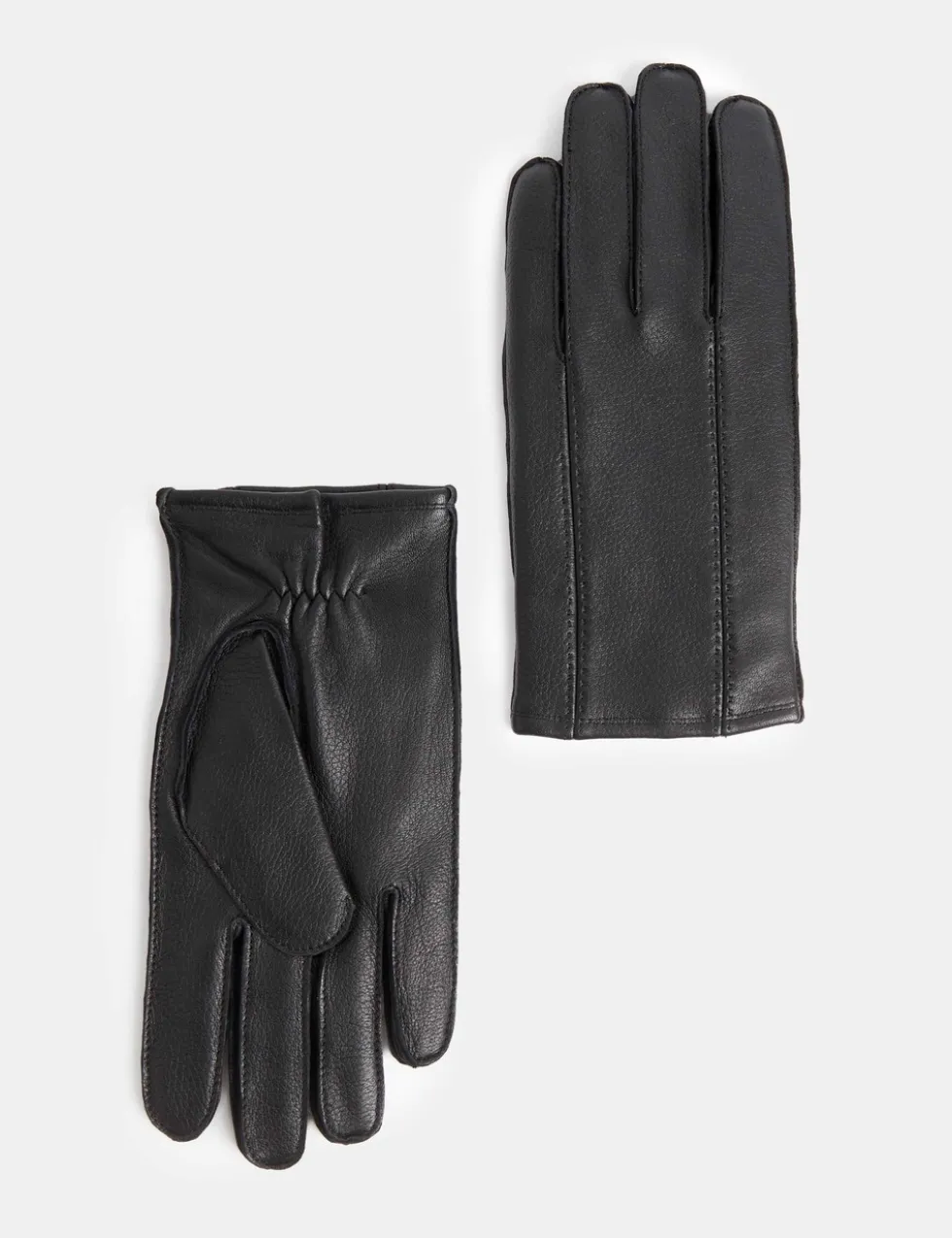 Leather Cashmere Lined Gloves