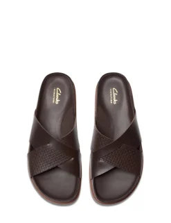 Leather Crossover Sliders