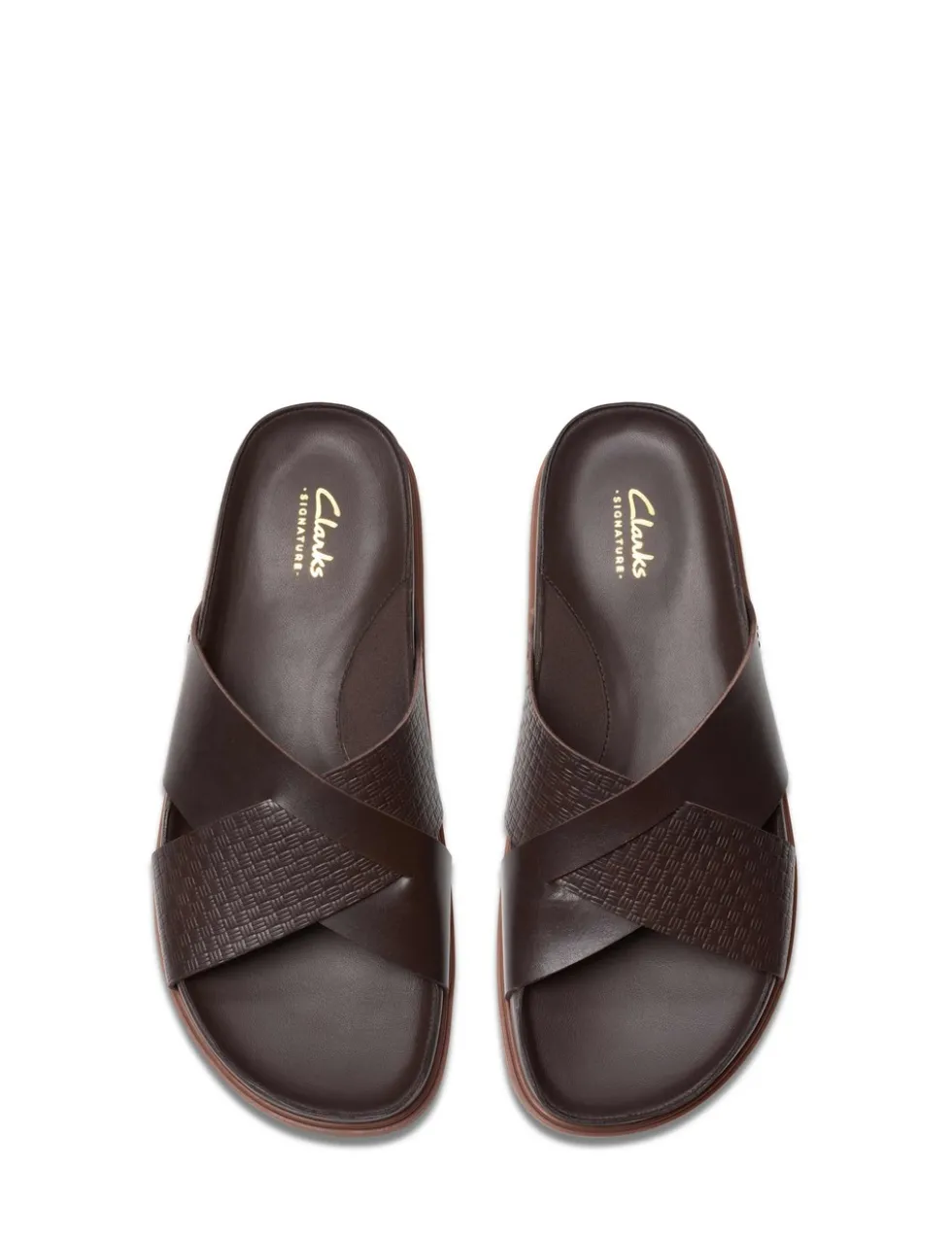 Leather Crossover Sliders