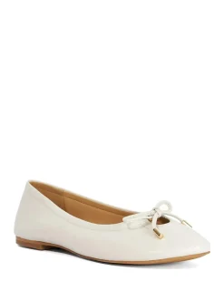 Leather Flat Ballet Pumps