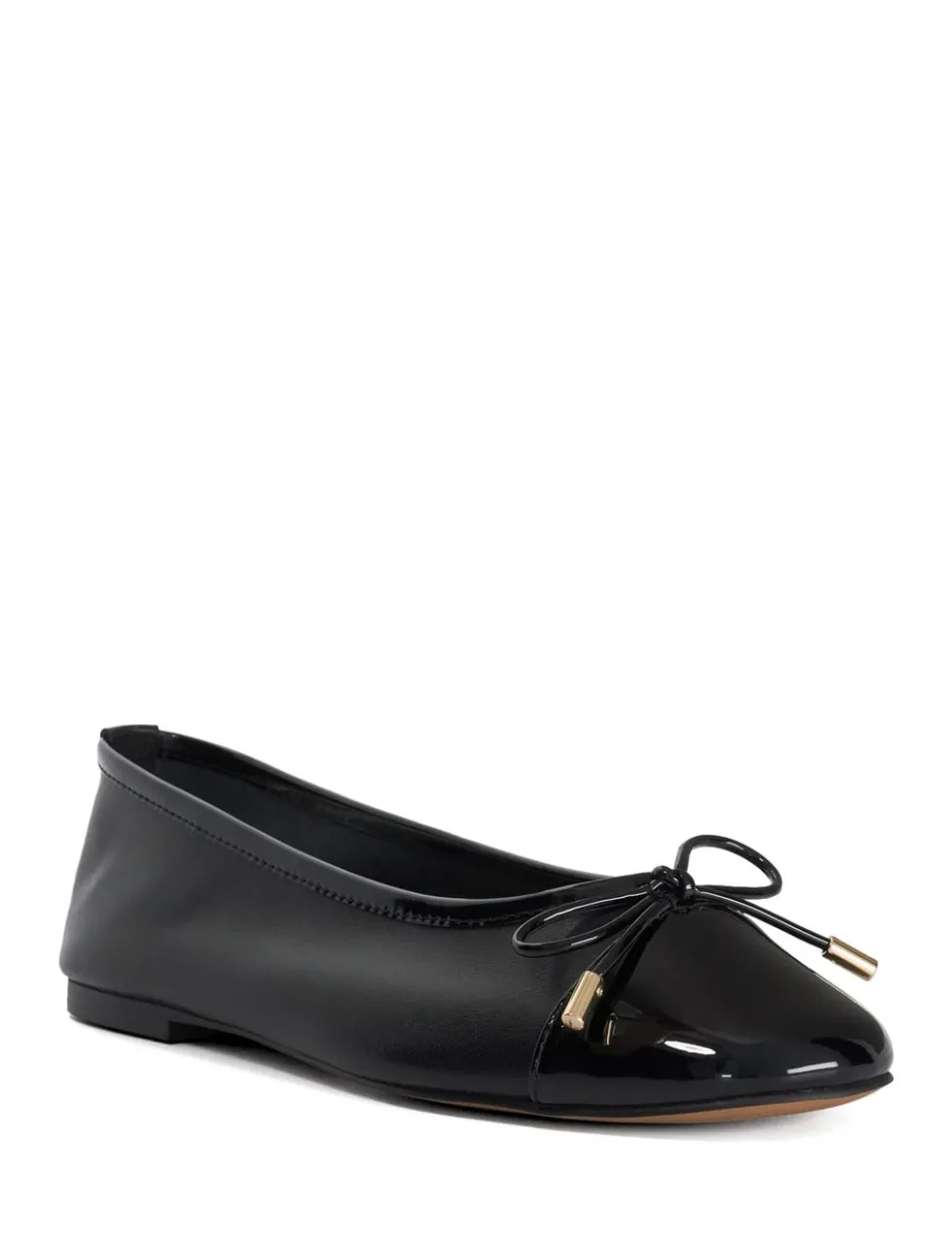 Leather Flat Ballet Pumps